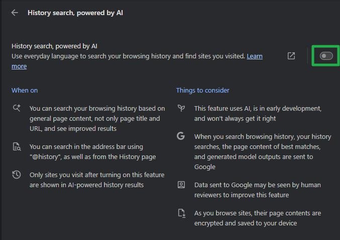 history search by ai